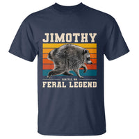 Jimothy from Seattle WA Feral Legend Raccoon T Shirt Viral Trash Panda Retro Sunset Strip Graphic