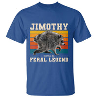 Jimothy from Seattle WA Feral Legend Raccoon T Shirt Viral Trash Panda Retro Sunset Strip Graphic