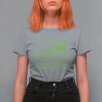 Retro 8-Bit Pixel 80s Game Over Parody Graphic T Shirt For Women You Have Died Of Diarrhea Lettuce