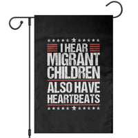 I Hear Migrant Children Also Have Heartbeats Garden Flag Vintage Stars Human Rights Social Justice