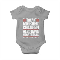 I Hear Migrant Children Also Have Heartbeats Baby Onesie Vintage Stars Human Rights Social Justice