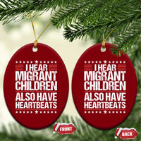 I Hear Migrant Children Also Have Heartbeats Ceramic Ornament Vintage Stars Human Rights Social Justice