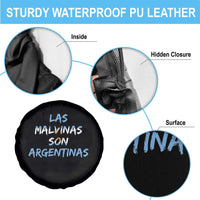 Patriotic Las Malvinas Son Argentinas Flag Spare Tire Cover Argentine Heritage Sun of May Argentina Sovereignty