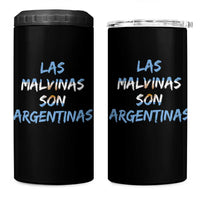 Patriotic Las Malvinas Son Argentinas Flag 4 in 1 Can Cooler Tumbler Argentine Heritage Sun of May Argentina Sovereignty