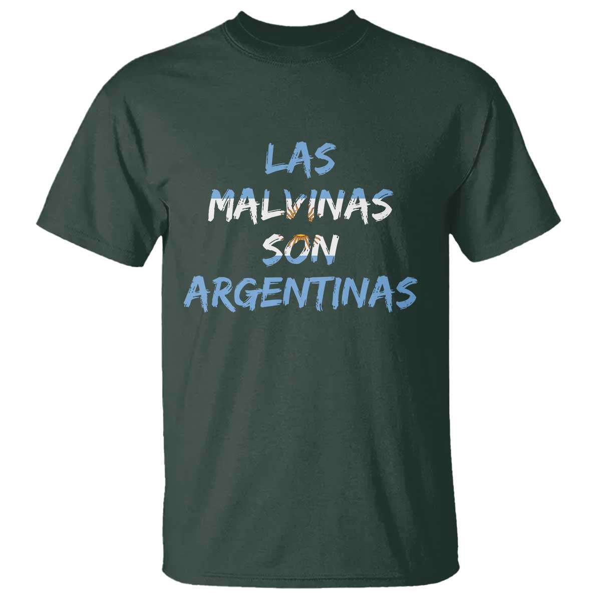 Patriotic Las Malvinas Son Argentinas Flag T Shirt Argentine Heritage Sun of May Argentina Sovereignty