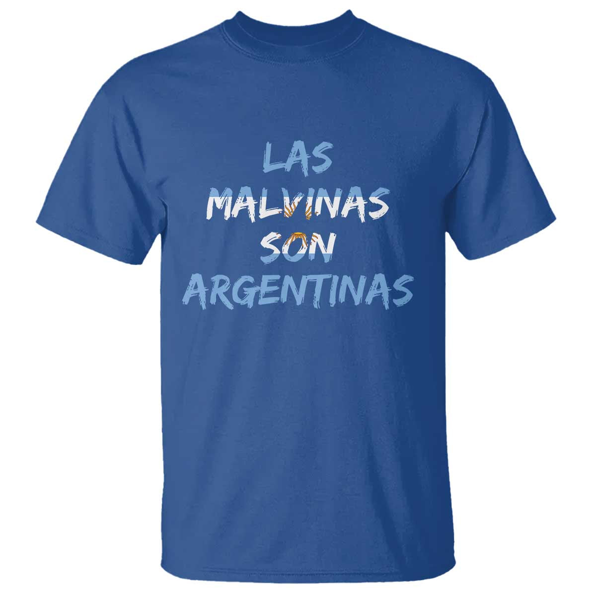 Patriotic Las Malvinas Son Argentinas Flag T Shirt Argentine Heritage Sun of May Argentina Sovereignty
