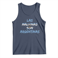 Patriotic Las Malvinas Son Argentinas Flag Tank Top Argentine Heritage Sun of May Argentina Sovereignty