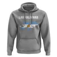 Las Malvinas Island Map Flag Graphic Hoodie Patriotic Sovereignty Argentine Heritage Sun of May Pride