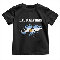 Las Malvinas Island Map Flag Graphic Toddler T Shirt Patriotic Sovereignty Argentine Heritage Sun of May Pride