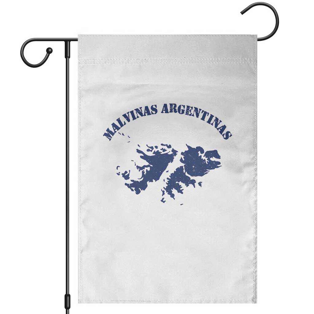 Retro Malvinas Argentinas Distressed Map Graphic Garden Flag Argentine Island Sovereignty Heritage Pride