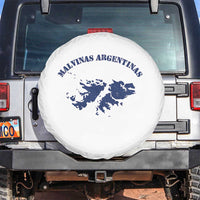 Retro Malvinas Argentinas Distressed Map Graphic Spare Tire Cover Argentine Island Sovereignty Heritage Pride
