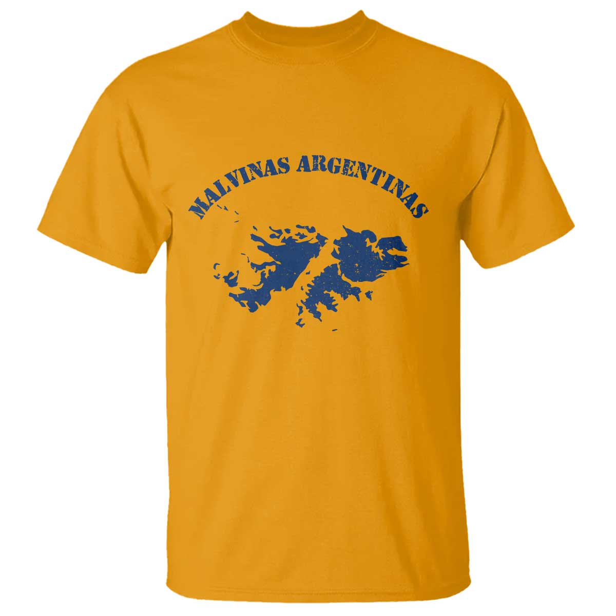 Retro Malvinas Argentinas Distressed Map Graphic T Shirt Argentine Island Sovereignty Heritage Pride