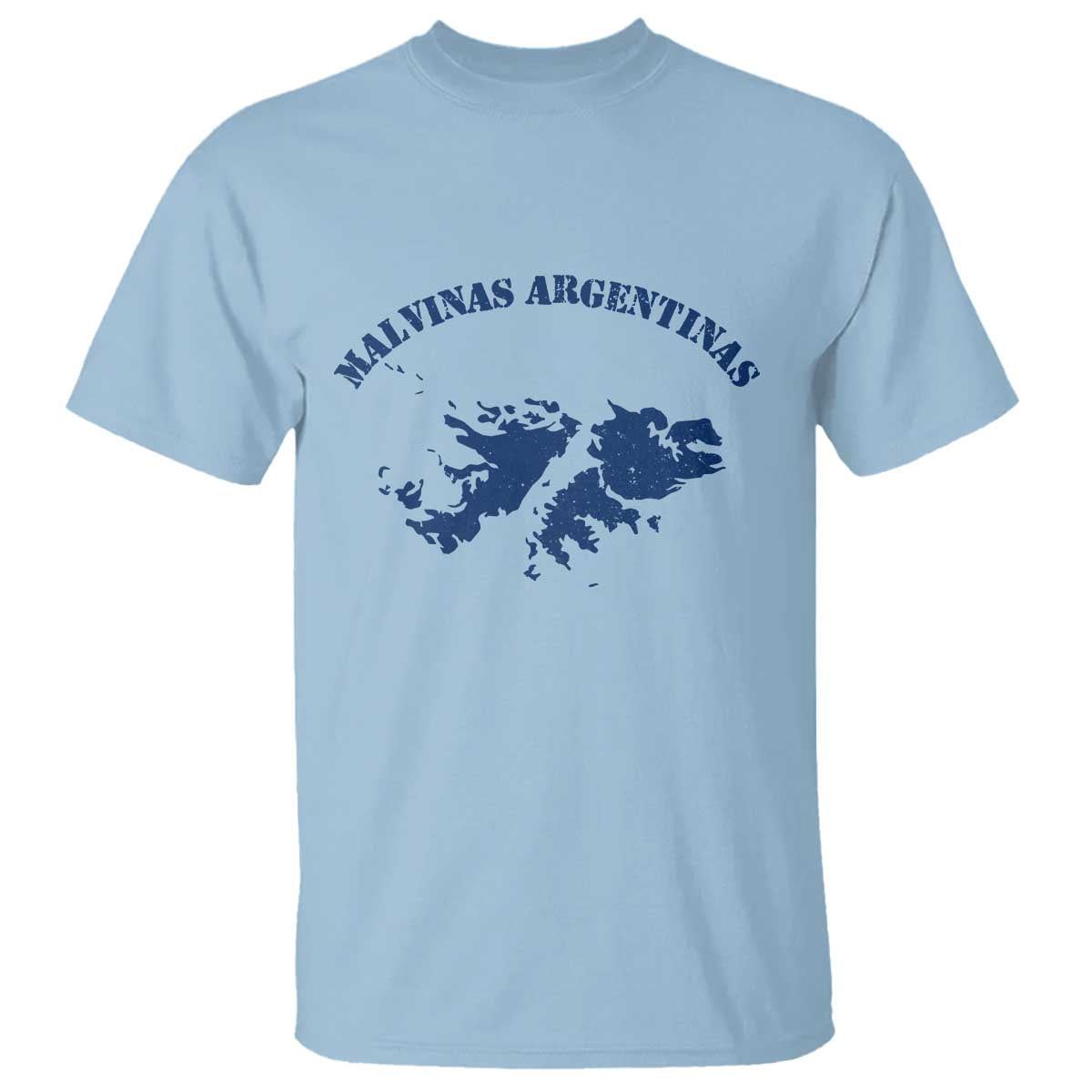 Retro Malvinas Argentinas Distressed Map Graphic T Shirt Argentine Island Sovereignty Heritage Pride