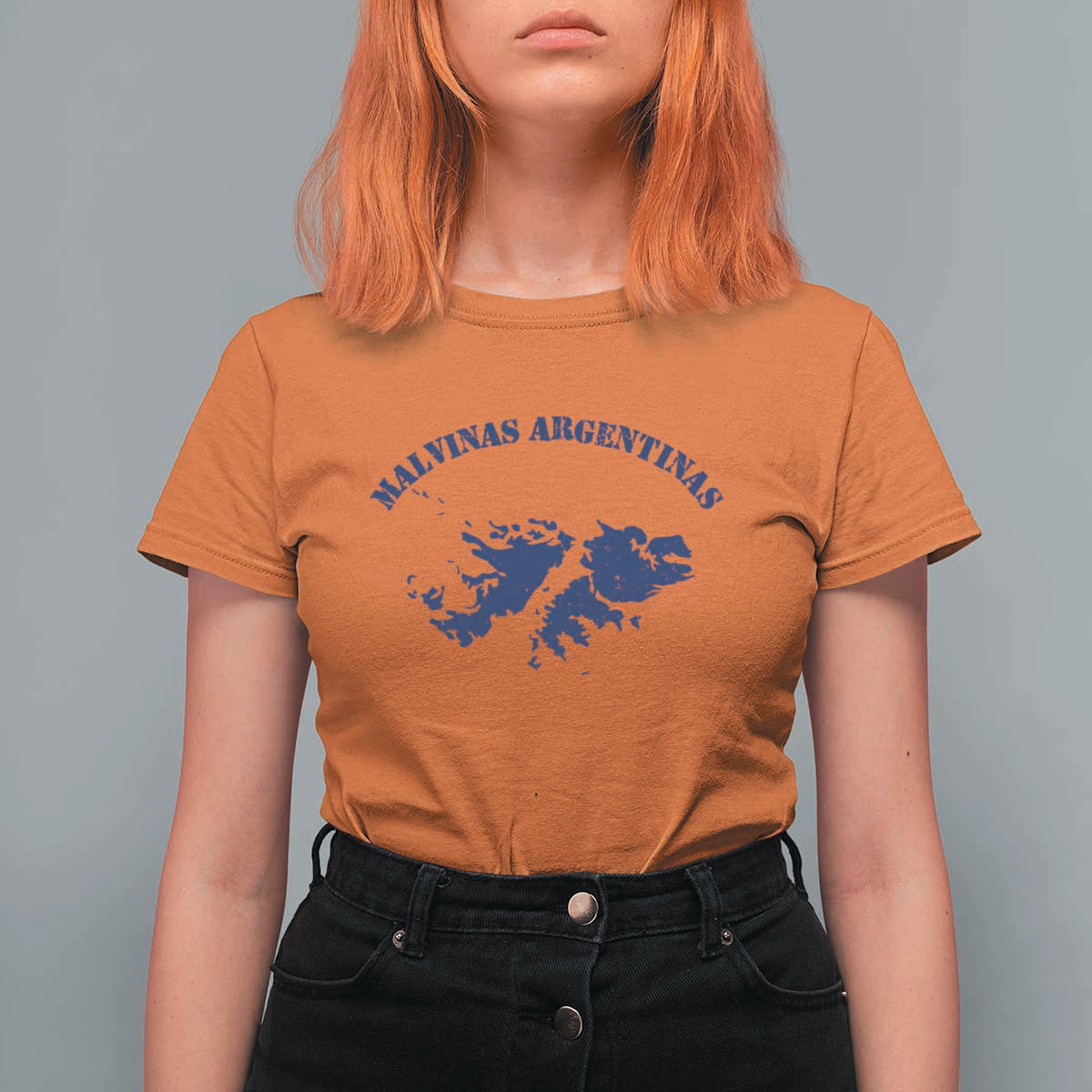 Retro Malvinas Argentinas Distressed Map Graphic T Shirt For Women Argentine Island Sovereignty Heritage Pride
