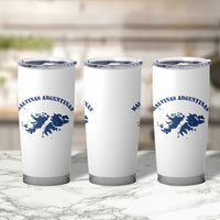 Retro Malvinas Argentinas Distressed Map Graphic Tumbler Cup Argentine Island Sovereignty Heritage Pride