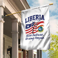Liberia Rich Culture Strong People Patriotic Garden Flag Liberian Flag Fist Coat Of Arms Heritage Pride