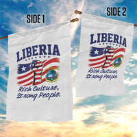 Liberia Rich Culture Strong People Patriotic Garden Flag Liberian Flag Fist Coat Of Arms Heritage Pride