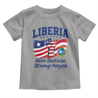 Liberia Rich Culture Strong People Patriotic Toddler T Shirt Liberian Flag Fist Coat Of Arms Heritage Pride