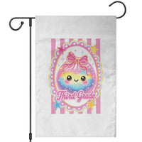 Kawaii Third Grade Glitter Dumpling Printed Graphic Garden Flag Cute First Day Back To School for Students Teachers