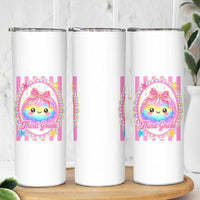 Kawaii Third Grade Glitter Dumpling Printed Graphic Skinny Tumbler Cute First Day Back To School for Students Teachers