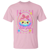 Kawaii Third Grade Glitter Dumpling Printed Graphic T Shirt Cute First Day Back To School for Students Teachers