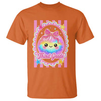 Kawaii Third Grade Glitter Dumpling Printed Graphic T Shirt Cute First Day Back To School for Students Teachers