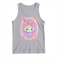 Kawaii Third Grade Glitter Dumpling Printed Graphic Tank Top Cute First Day Back To School for Students Teachers