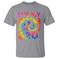 It is My 8th Birthday Bro Printed Tie Dye Graphic T Shirt 8 Years Old Bday Party Retro Hippie Rainbow