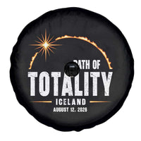 Path of Totality Iceland August 12 2026 Spare Tire Cover Total Solar Eclipse Astronomy Travel Gift