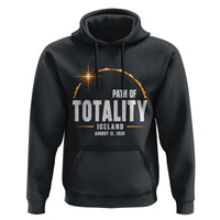 Path of Totality Iceland August 12 2026 Hoodie Total Solar Eclipse Astronomy Travel Gift