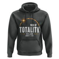 Path of Totality Iceland August 12 2026 Hoodie Total Solar Eclipse Astronomy Travel Gift