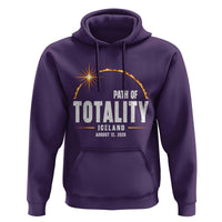 Path of Totality Iceland August 12 2026 Hoodie Total Solar Eclipse Astronomy Travel Gift