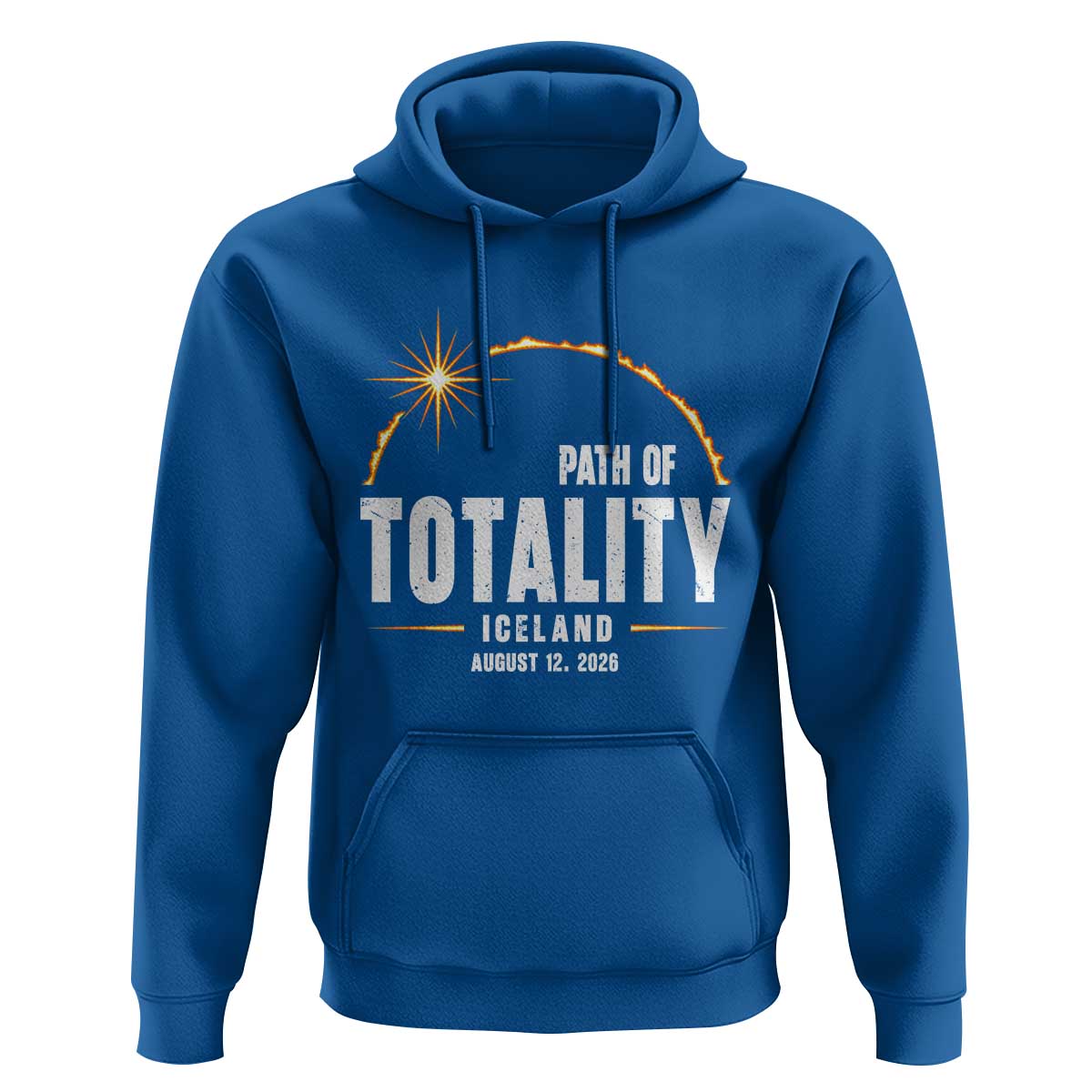 Path of Totality Iceland August 12 2026 Hoodie Total Solar Eclipse Astronomy Travel Gift