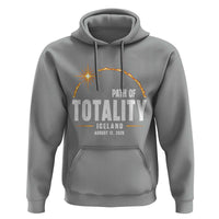 Path of Totality Iceland August 12 2026 Hoodie Total Solar Eclipse Astronomy Travel Gift