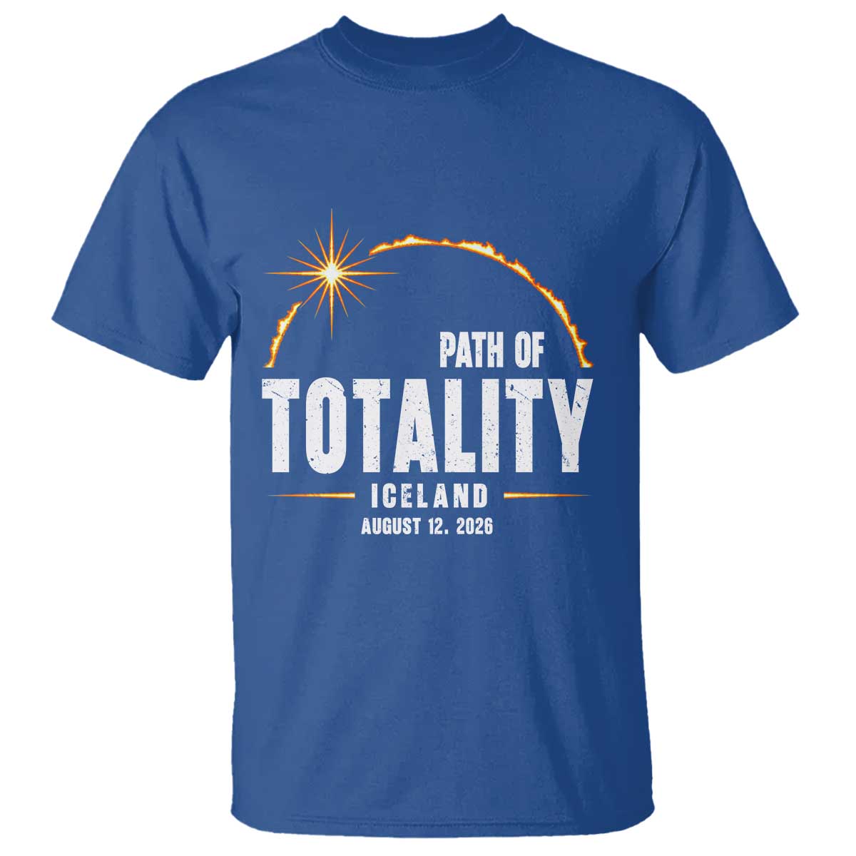 Path of Totality Iceland August 12 2026 T Shirt Total Solar Eclipse Astronomy Travel Gift