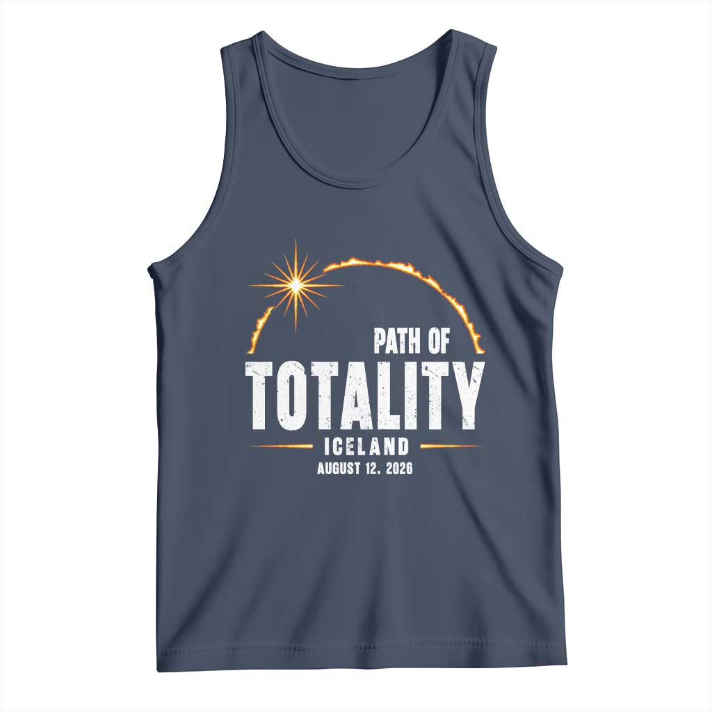 Path of Totality Iceland August 12 2026 Tank Top Total Solar Eclipse Astronomy Travel Gift