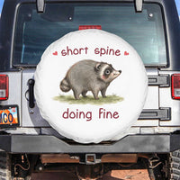 Cute Watercolor Jimothy the Raccoon Inspirational Spare Tire Cover Short Spine Doing Fine Viral Seattle Trash Panda Supporter