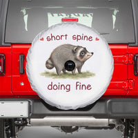 Cute Watercolor Jimothy the Raccoon Inspirational Spare Tire Cover Short Spine Doing Fine Viral Seattle Trash Panda Supporter