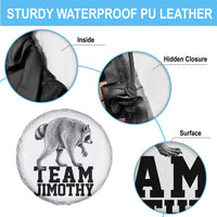 Team Jimothy Viral Seattle Raccoon Spare Tire Cover Vintage Trash Panda Meme Graphic
