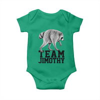 Team Jimothy Viral Seattle Raccoon Baby Onesie Vintage Trash Panda Meme Graphic
