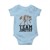 Team Jimothy Viral Seattle Raccoon Baby Onesie Vintage Trash Panda Meme Graphic