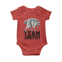 Team Jimothy Viral Seattle Raccoon Baby Onesie Vintage Trash Panda Meme Graphic