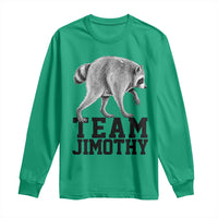 Team Jimothy Viral Seattle Raccoon Long Sleeve Shirt Vintage Trash Panda Meme Graphic