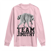 Team Jimothy Viral Seattle Raccoon Long Sleeve Shirt Vintage Trash Panda Meme Graphic