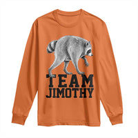 Team Jimothy Viral Seattle Raccoon Long Sleeve Shirt Vintage Trash Panda Meme Graphic