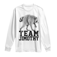 Team Jimothy Viral Seattle Raccoon Long Sleeve Shirt Vintage Trash Panda Meme Graphic