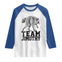 Team Jimothy Viral Seattle Raccoon Raglan Shirt Vintage Trash Panda Meme Graphic