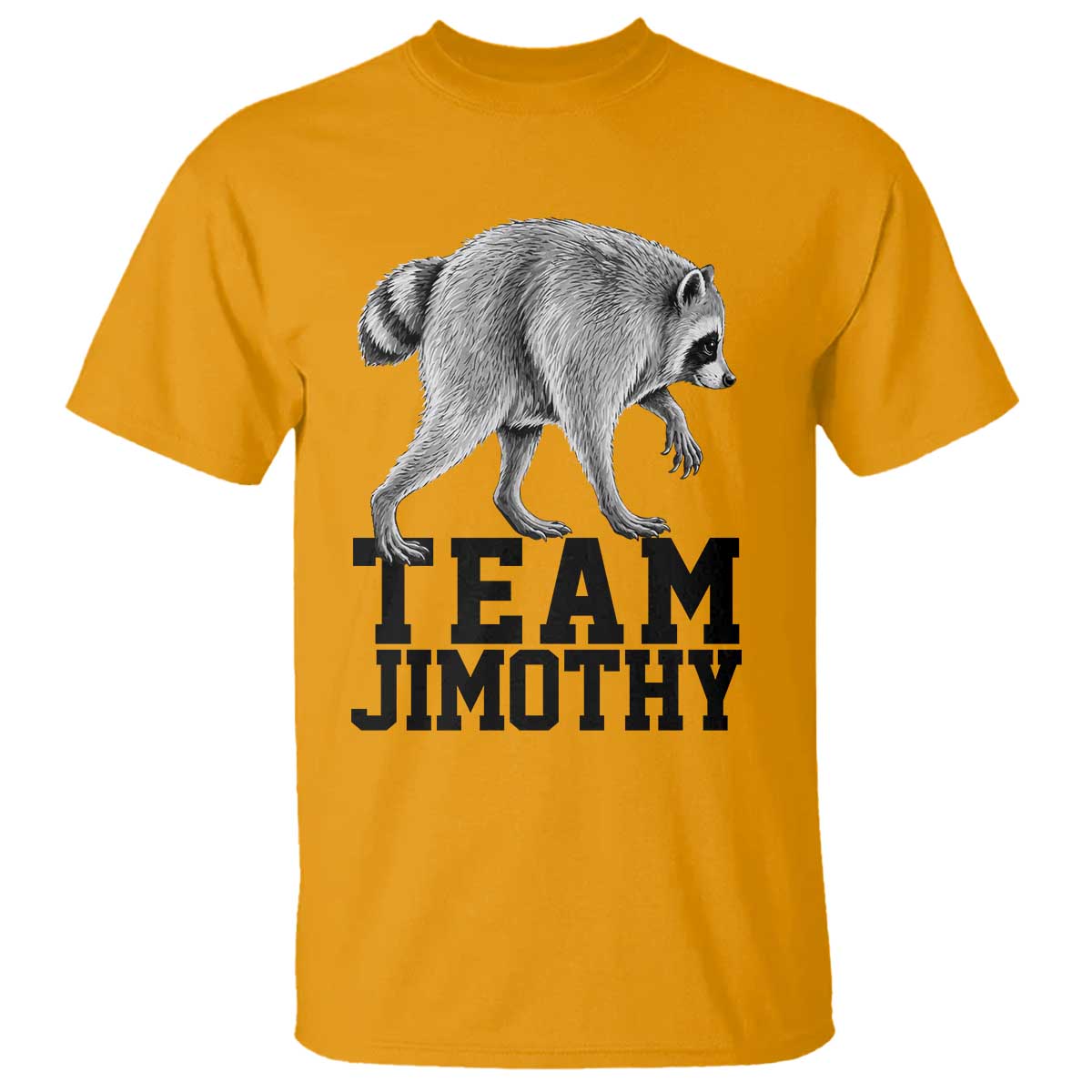 Team Jimothy Viral Seattle Raccoon T Shirt Vintage Trash Panda Meme Graphic