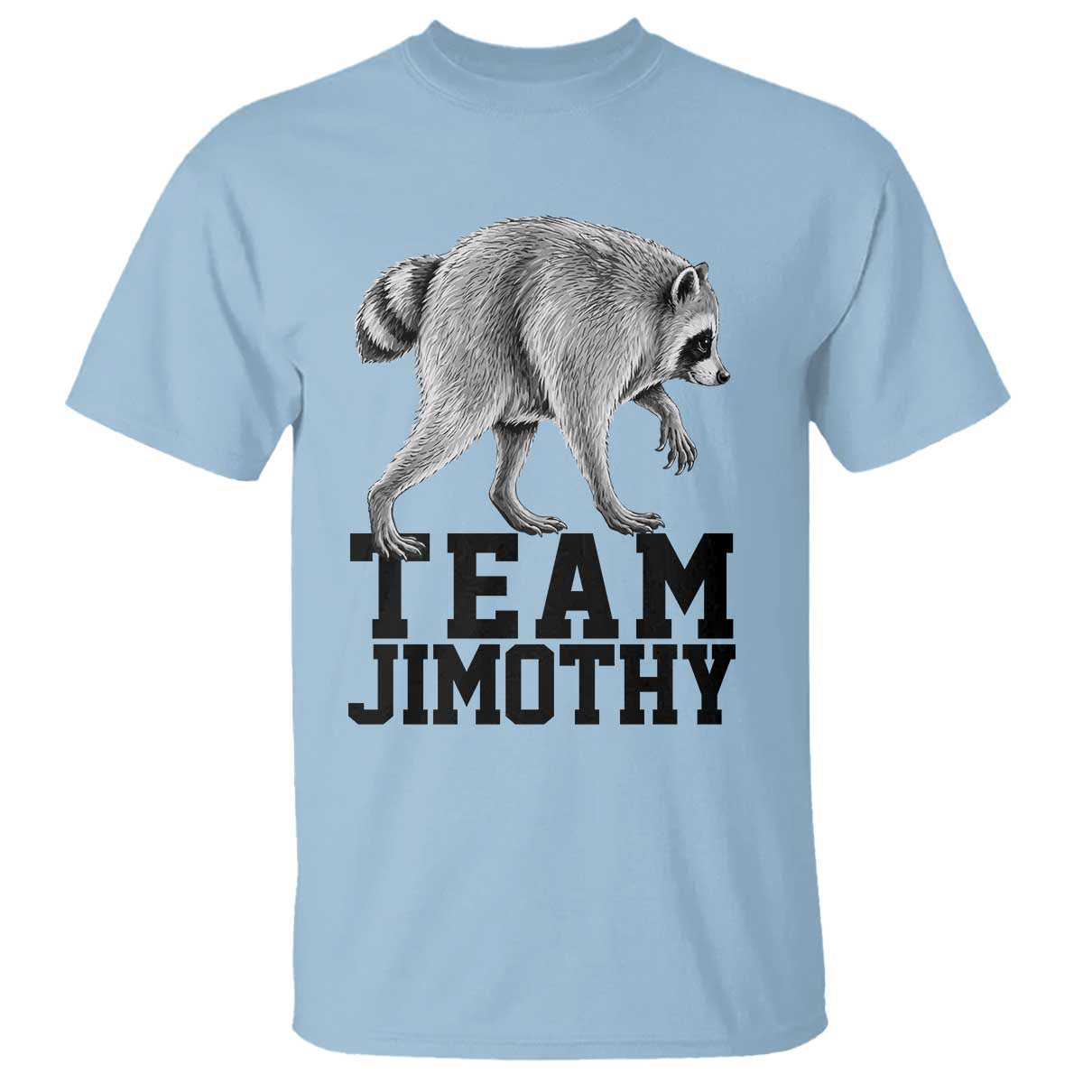 Team Jimothy Viral Seattle Raccoon T Shirt Vintage Trash Panda Meme Graphic