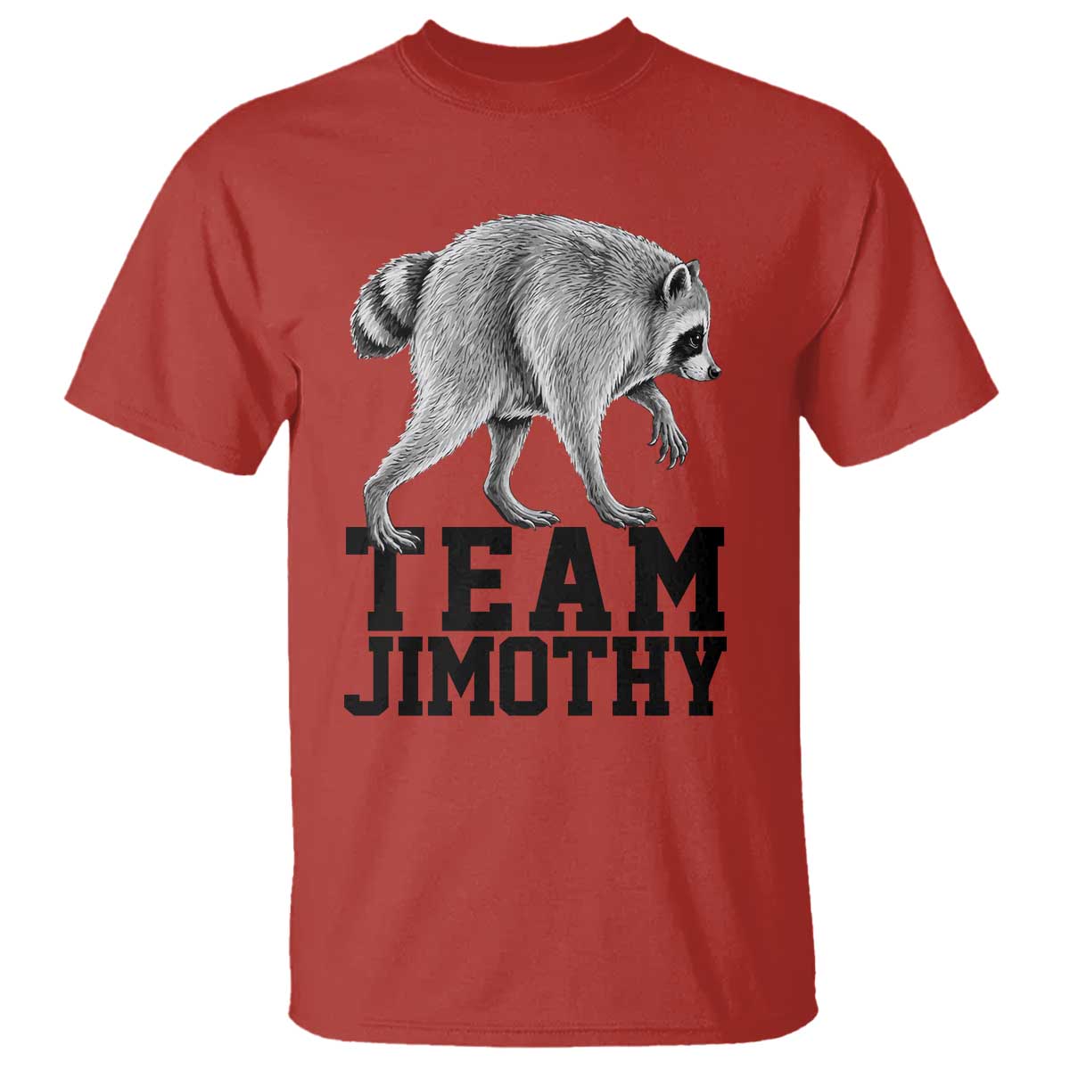 Team Jimothy Viral Seattle Raccoon T Shirt Vintage Trash Panda Meme Graphic
